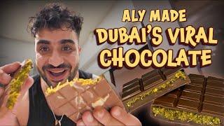 Aly Making Dubai's Viral Chocolate | JasLy's Vlog