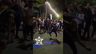 Imigrantii in figuri de dans la zilele orasului, a venit jandarmeria - Gherla (Cluj) 25 08 2024