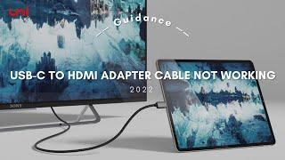 USB C to HDMI Adapter Cable Not Working ? Check This Out: How to Troubleshoot and Fix It! (2022)