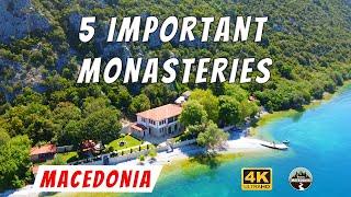 5 Important Monasteries in Macedonia | Orthodox monasteries | PART 1