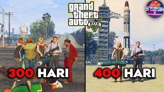 100 Hari di GTA 5 | ZOMBIE SURVIVAL PERSIAPAN KE BULAN NAIK ROKET