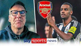 "Break the bank for Isak" | Paul Merson believes Arsenal should sign Alexander Isak in January