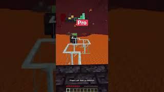 Noob vs Pro vs Hacker #minecraft #short #shorts 