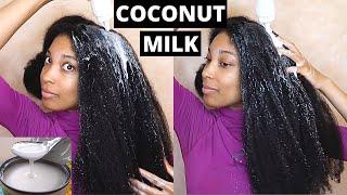 IT'S TIME FOR MY COCONUT MILK HAIR MASK ! NO MORE DRY HAIR !