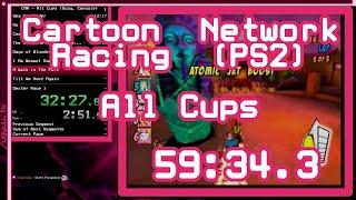 Cartoon Network Racing PS2 All Cups Speedrun 59:34.3 (WR)