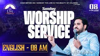 #SundayService English Worship Service live 08-06-2025 || Dr Asher Andrew || The Life Temple