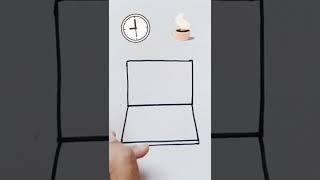 Draw Laptop  Laptop Drawing #shorts #laptop #compuart #beginnersdrawing #youtubeshorts #computer