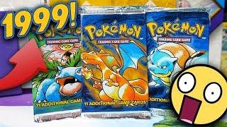 ORIGINAL 1999 Pokemon Base Set Vintage Packs! (INSANE LUCK!)