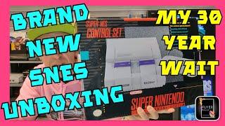 UNBOXING MY BRAND NEW SNES AFTER 30 YEARS