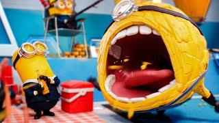 Despicable Me 4 Clip - Minions Unleash The Mega-Minion Jerry (2024)