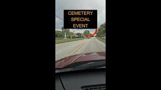 CEMETERY SPECIAL EVENT! Wonder what it could be??? People are dying to get in!