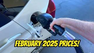 February 2025 GAS PRICES in Palm Springs, CA!