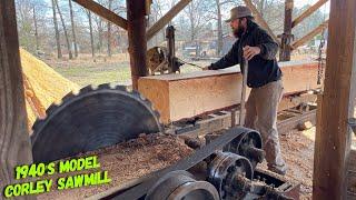 1940's Corley sawmill | 1953 Detroit 3-71 powering it 