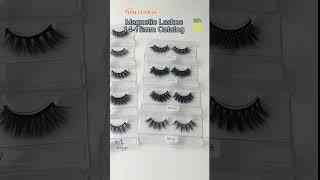 Magnetic lashes Catalog|3D Faux Mink Eyelash|Lash Vendors Wholesale#shorts