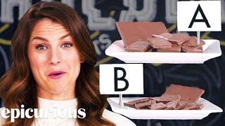 Chocolate Expert Guesses Cheap vs. Expensive Chocolate | Price Points | Epicurious