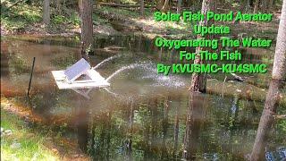 Solar Fish Pond Aerator Build UpDate  By KVUSMC-KU4SMC