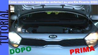 TUTORIAL - Come sostituire le lampadine anteriori con quelle a LED sulla Kia Picanto 2020