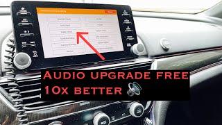 2018-2021 honda accord sport audio sound system upgrade free mod