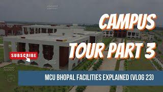 Discovering MCU Bhopal: Girls Hostel Tour & Library Facilities| VLOG 23