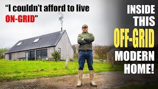 Building an Off-Grid Modern Home: His Escape from Never-Ending Bills!