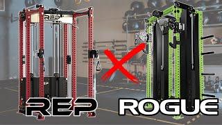 Rep Ares 2.0 vs Rogue FM-HR Power Rack |  Home Gym Week in Review