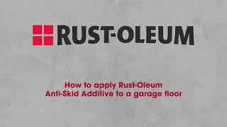 How to Apply Rust-Oleum Anti-Skid Additive to a Garage Floor Coating