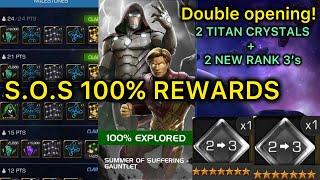 100% SUMMER OF SUFFERING DOUBLE REWARDS OPENING! 2 NEW R3’s+ 2 NEW TITAN CRYSTALS!