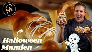 Süsse Halloween Mumien - schnelles Halloween Rezept zum backen mit den Kids 