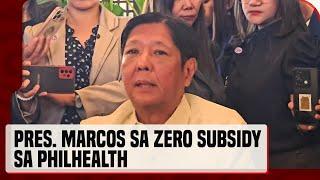 Pres. Bongbong Marcos: PhilHealth has sufficient funds to carry on