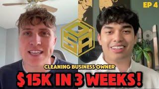 Jaden made $15k in his FIRST 3 weeks with his Remote Cleaning Business