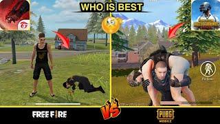 FREE FIRE VS PUBG FULL COMPARISON // WHO IS BEST PUBG MOBILE VS FREE FIRE