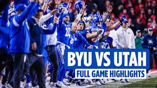 BYU vs Utah | FULL GAME HIGHLIGHTS | November 9, 2024 | BYU Football