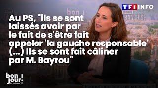 Clémence Guetté : au PS, ils "se sont fait câliner par M. Bayrou"