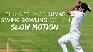 Bhuvneshwar Kumar Swing Bowling Action Slow-Motion
