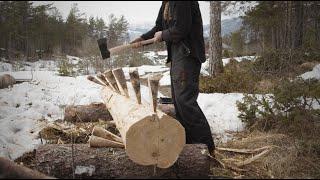 1800s Hardanger boat - building process