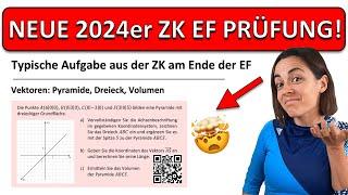  ZK EF Mathe NEUE 2024er VEKTOREN Prüfung | Pyramide, Dreieck, Volumen | Zentrale Klausur NRW