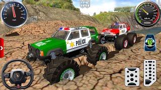 Juegos De Carros - Police Monster Truck Impossible Driver #3 - Car Extreme Racing Android Gameplay