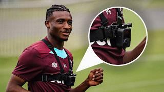 Mohammed Kudus wears a body camera during training | MoPro offers an exclusive view 