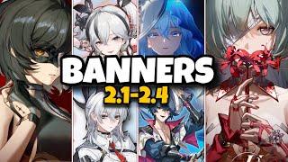 NEW UPDATE! UPDATED BANNERS ROADMAP FOR 2.1-2.4 ALONG WITH RERUNS - Wuthering Waves