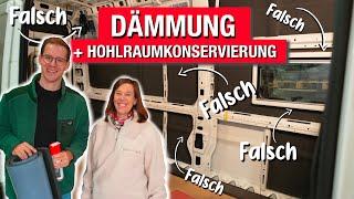 DÄMMUNG & HOHLRAUMKONSERVIERUNG im Kastenwagen | FALSCH gemacht? ‍️ | Armaflex VANUE Sprühwachs?