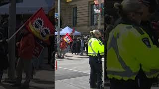 Striking PSAC members fined after setting up hot dog stand