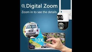 Yoosee PTZ WIFI Camera Dual Lens 10X Zoom