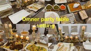 How To Set Party Buffet Table/Dinner or Lunch Table Setting Ideas (part 5)