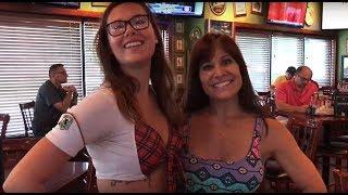 Farm Girl at Tilted kilt and trying on clothes at Costco