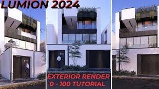 lumion 2024 exterior render tutorial l صفر تا صد رندر نما لومیون 2024