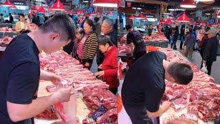 Cut pork and sell pork November 25