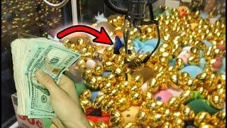 WON CASH FROM GOLDEN EGG CASH CLAW MACHINE! | JOYSTICK