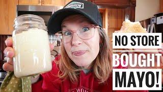 HOW TO Make Mayonnaise | Another Zero Waste Option