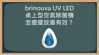 brinouva UV LED桌上型空氣除菌機 怎麼擺放最有效？