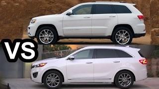 2016 Kia Sorento Vs 2015 Jeep Grand Cherokee - DESIGN!- New 2017